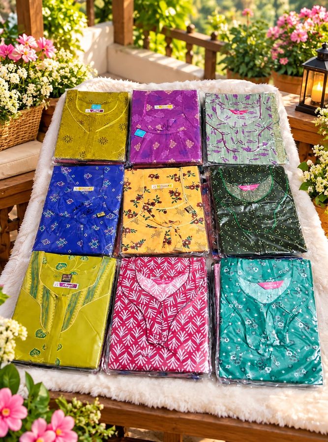 Printed cotton nighties